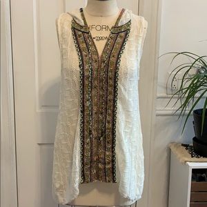 Hooded Crochet Top